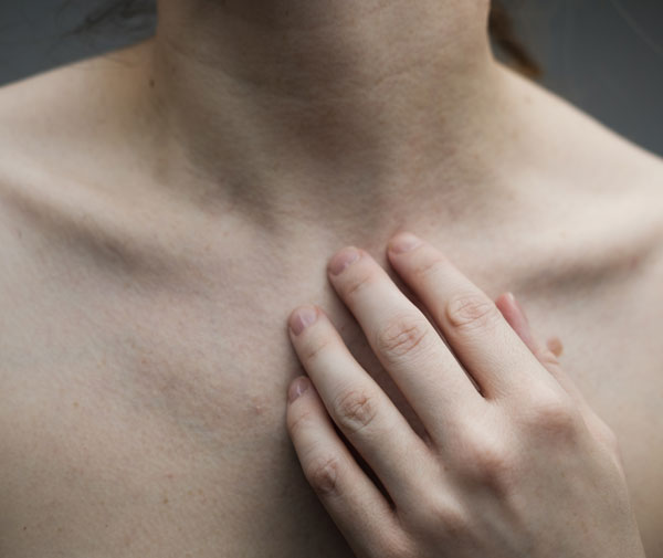 decolletage and chest